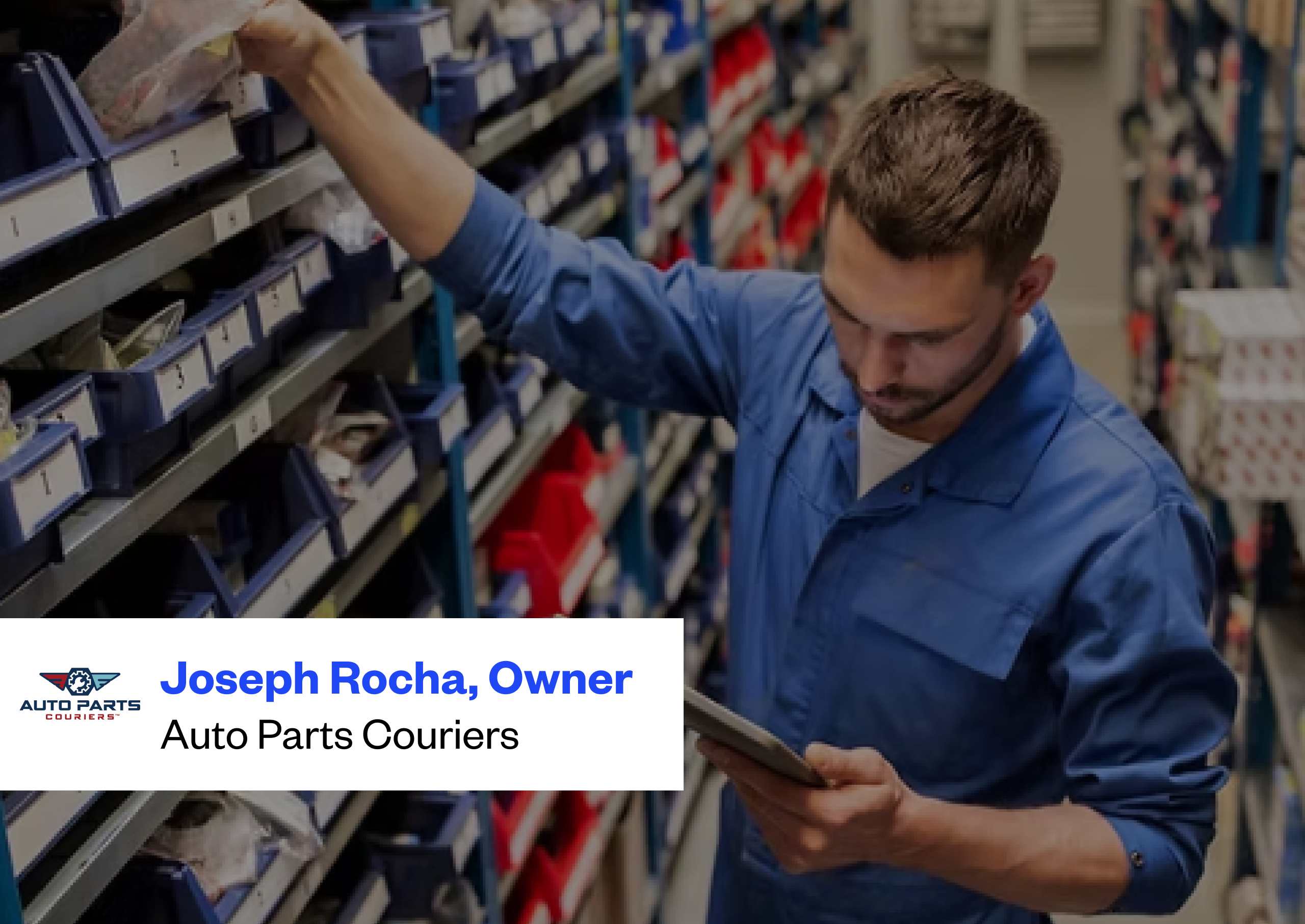 Auto Parts Couriers testimonial